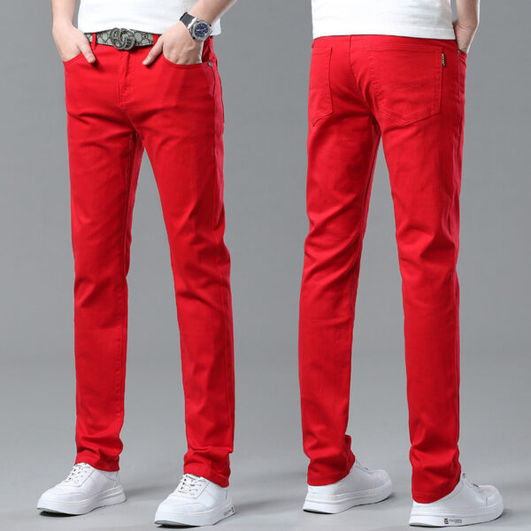 Men Fashion Brands Stretch Slim Fit Skinny Pants - Image 7