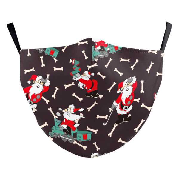 Christmas Snowflake Digital Printing Double-layer Dust Mask - Image 7