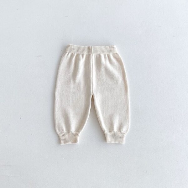 Pullover Raglan Long Sleeve Top And Trousers Autumn And Winter Knitting Suit - Image 5