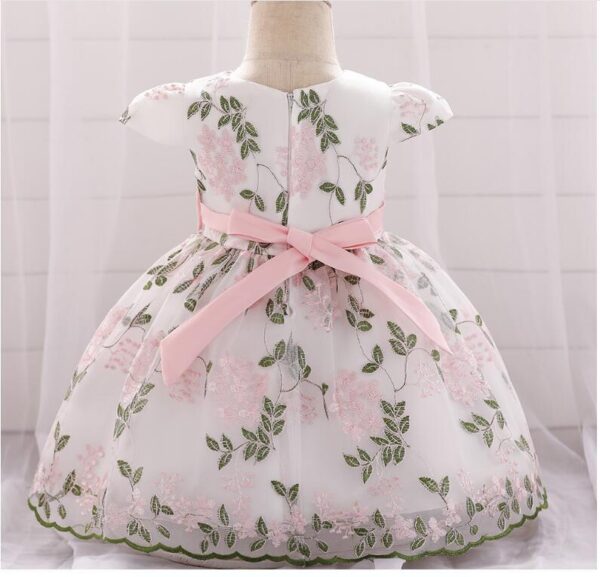 summer children's clothing new baby birthday party wedding dress skirt girls fluffy dress - Image 8