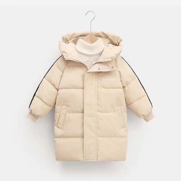 Mid-length Thickened Children's Down And Wadded Jacket - Image 9