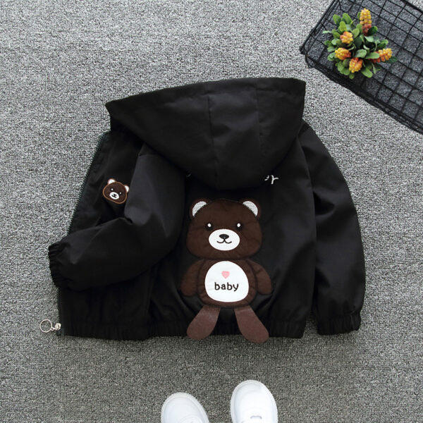 Kids' Fashion Hooded Zip Jacket - Image 4