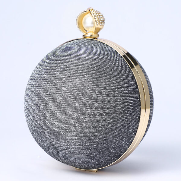 Premium Flash Round Pearl Bag For Women's Retro - Image 6