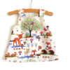 Children's Suit Girl Baby Baby Three-Piece Shorts + Headband + Dress - Image 4