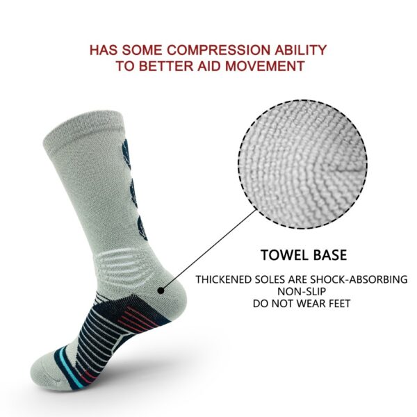 6 Pairs Of Sports Running Calf Socks - Image 2