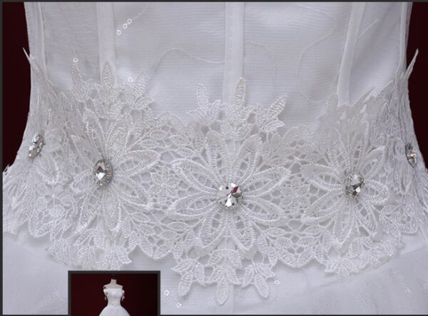Wedding Dresses Strapless Lace - Image 5