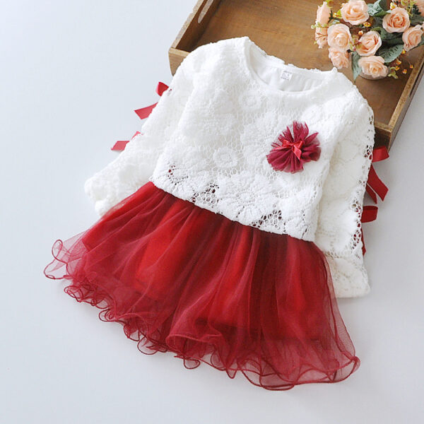 Wear a dress on behalf of autumn baby child Princess Dress girls dress baby clothes two piece autumn - Image 5