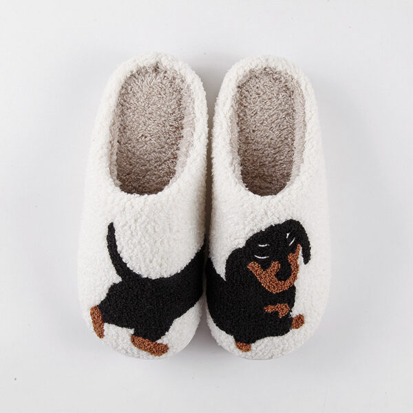 New Comfort Home Dachshund Warm Winter Cotton Slippers - Image 2