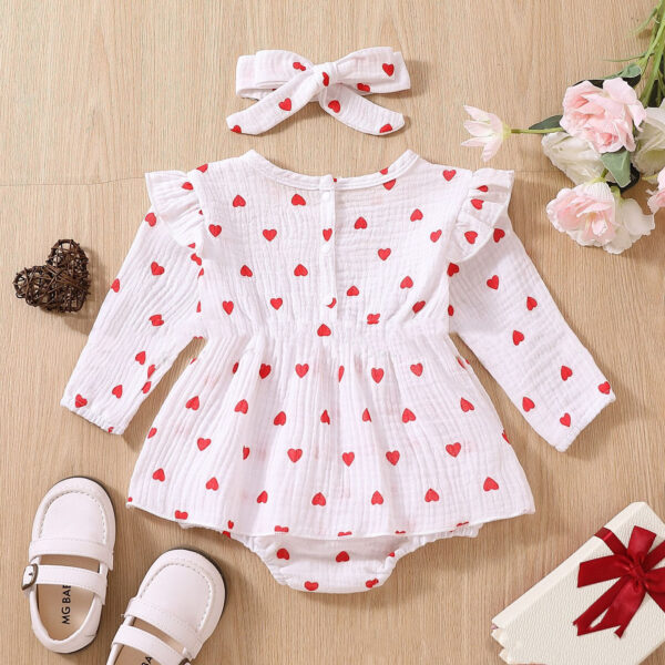 Baby Girl Valentine's Day Love Dress - Image 3