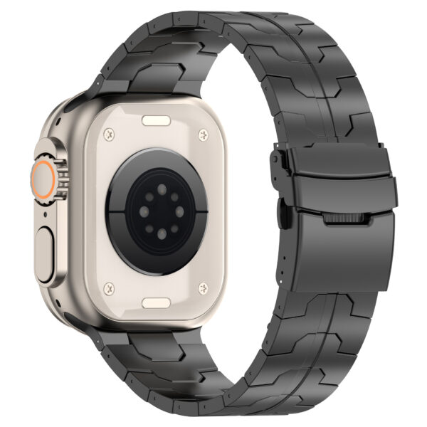 Solid Color Titanium Alloy High-end Metal Wrist Strap - Image 4