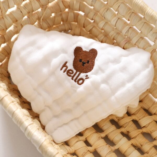 Baby Thin Cotton Class A Six-layer Gauze Small Square Saliva Towel - Image 3