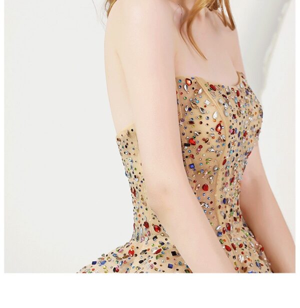 Costume Bride Wedding Dress Tube Top Dress - Image 3