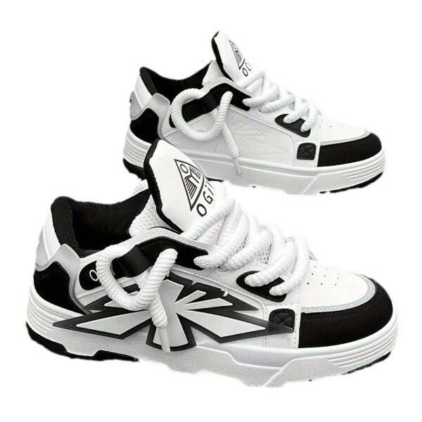 Niche Thick Bottom Trendy Men Harajuku European And American Increased By Clunky Sneakers - Image 7