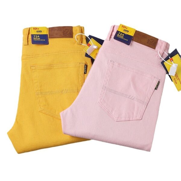 Men Fashion Brands Stretch Slim Fit Skinny Pants - Image 2