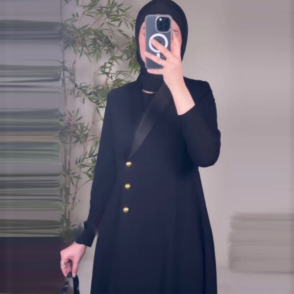 Women's Casual Long Single-breasted Trench Coat - Image 3