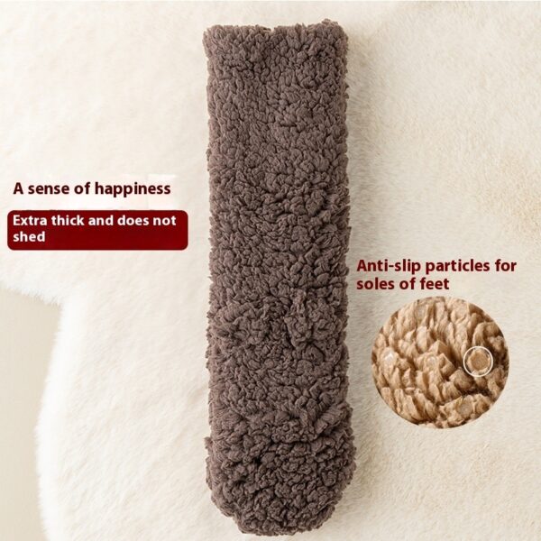 Winter Floor Socks Velvet Thicken Warm Coral Velvet Cute Socks Japanese-style Home Footwear Non-slip Socks New Year Gifts Winter Gadgets - Image 5