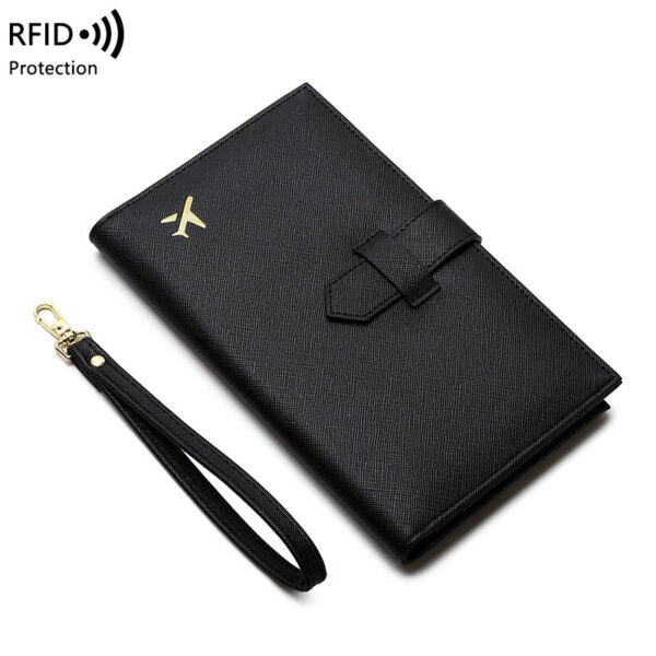 RFID Anti-magnetic Passport Holder Multifunctional Long Ladies Wallet - Image 5