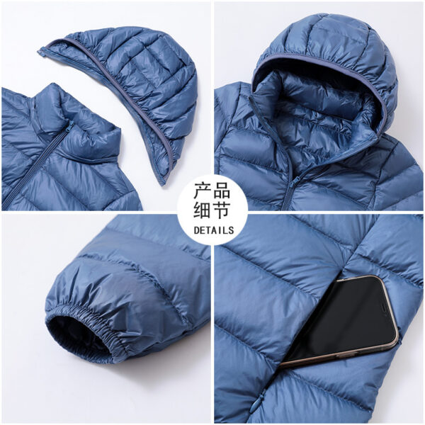 Hat Detachable Autumn And Winter Lightweight Down Coat - Image 7