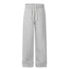 All-match Sports Style Elastic Waist Wide-leg Pants