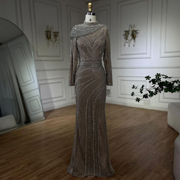 Nude Fishtail Slim Women Dress - Image 4