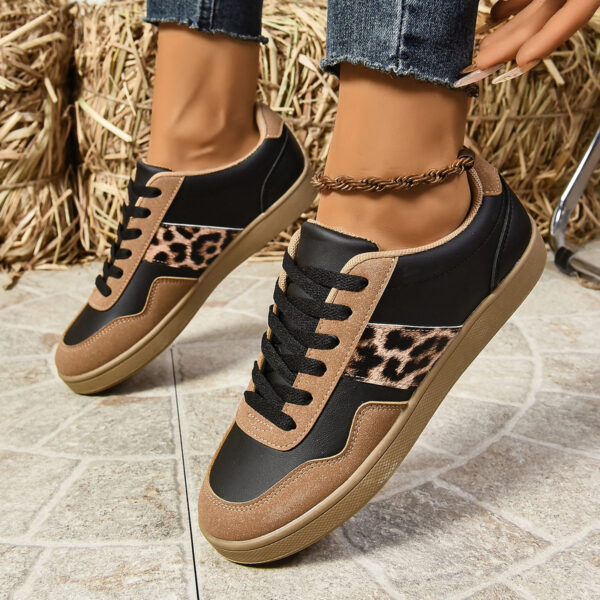 Flat Lace-up Oversized Casual Shoes - Image 4
