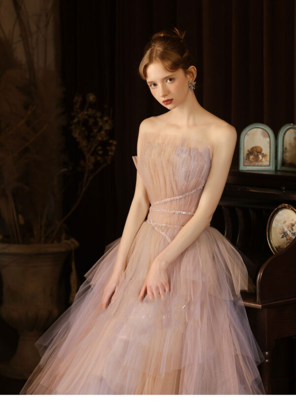 Evening Dress Salute Wine Dress Light Luxury Small - Image 6
