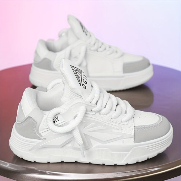 Niche Thick Bottom Trendy Men Harajuku European And American Increased By Clunky Sneakers - Image 5