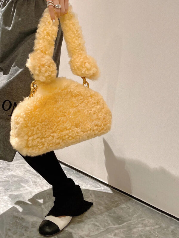Triangle Bag Plush Portable Single Shoulder Armpit - Image 6