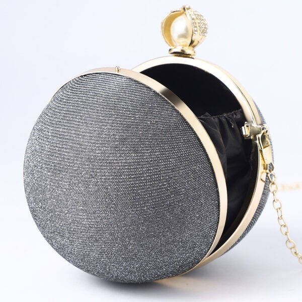 Premium Flash Round Pearl Bag For Women's Retro - Image 7