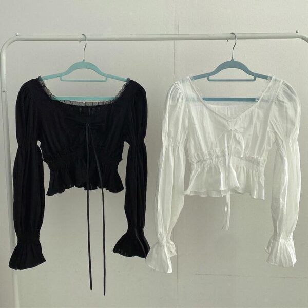 Fashion Lace Shirt Top For Women - Image 6