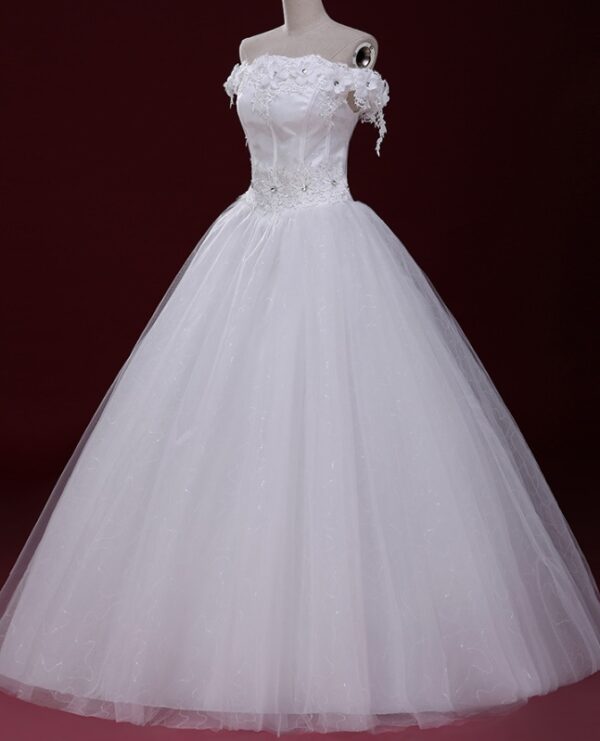 Wedding Dresses Strapless Lace - Image 3
