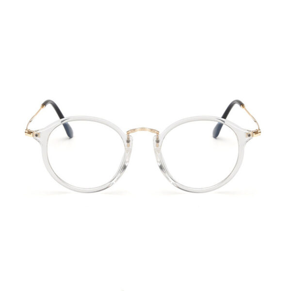 Retro Anti Blue Ray Computer Glasses Women Round Eye Glass Men Blue Light Blocking Fashion Eyewear Optical Frames - Image 3