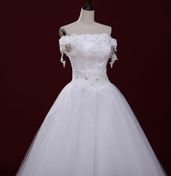 Wedding Dresses Strapless Lace - Image 4