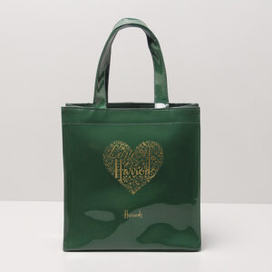 British Style Waterproof PVC Shopping Bag Portable