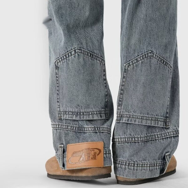 Retro High Street Jeans Couple Niche Trousers - Image 5