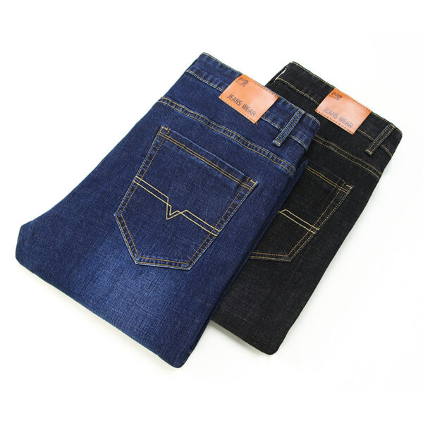 Jeans Men's Straight Loose Long Pants Men's New Large Size Casual Jeans - Image 2
