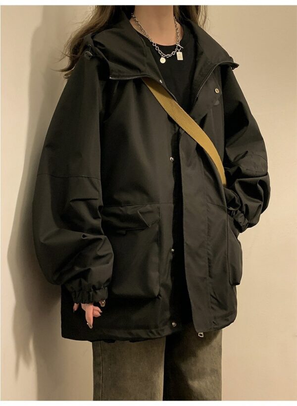 Men's And Women's Same Shell Jacket American Style Loose Tooling - Image 4