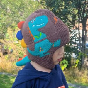 Children's Cute Dinosaur Warm Hat