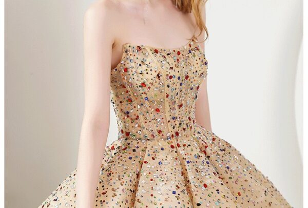 Costume Bride Wedding Dress Tube Top Dress - Image 6