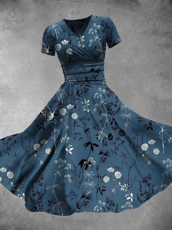 Lady Temperament Commute Leisure Slimming Dress - Image 4