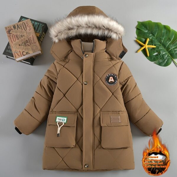 Boys' Winter Wear Thick Cotton-padded Jacket - Image 6