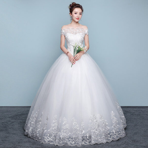 Qidi wedding dress shoulder wedding dress - Image 6