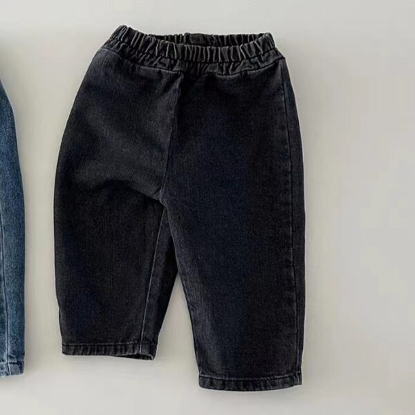 Solid Color Jeans Rubber Band Elastic All-match - Image 5