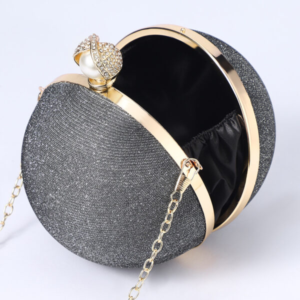 Premium Flash Round Pearl Bag For Women's Retro - Image 9