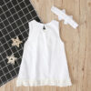 Girls baby sleeveless bow skirt - Image 5