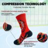 5 Pairs Of Men's Sports Compression Socks - Image 3