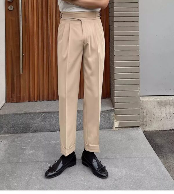 Harem Men's Ninth Pants Fashion Brand Draped Suit Pants - Image 3