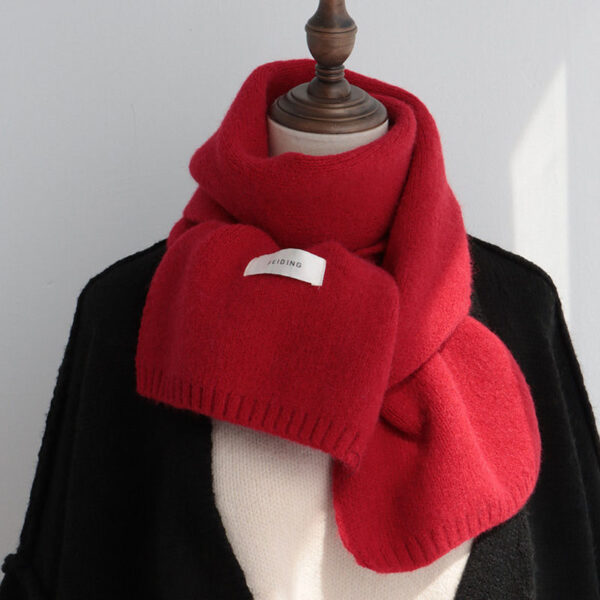 Solid Color Scarf Women's Autumn And Winter Warm - Image 8