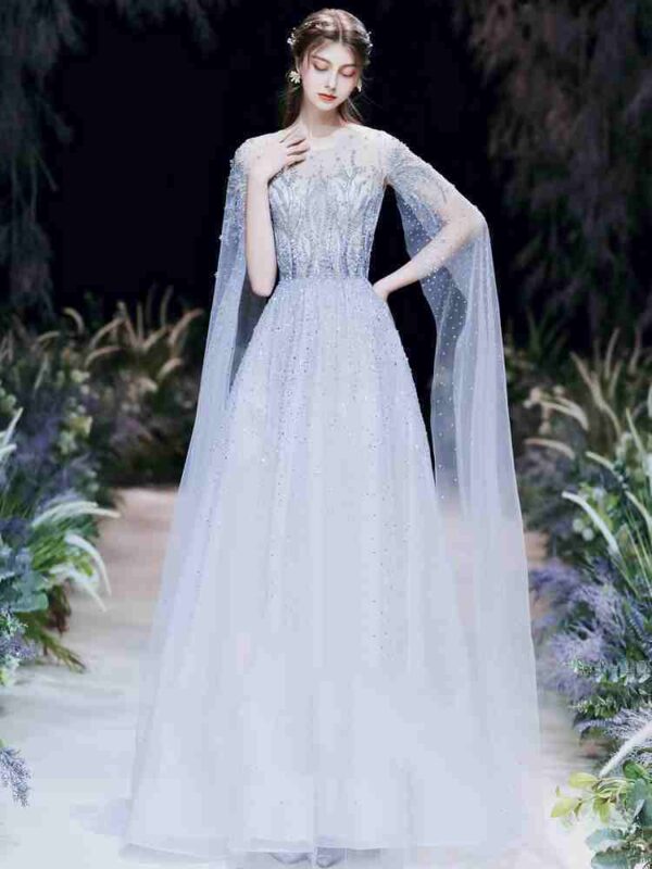 High-end Engagement Evening Dress Light Luxury Niche Wedding Banquet Female - Image 2