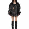 Motorcycle Reversible Jacket Pu Shuai Vibe Leather Coat - Image 3